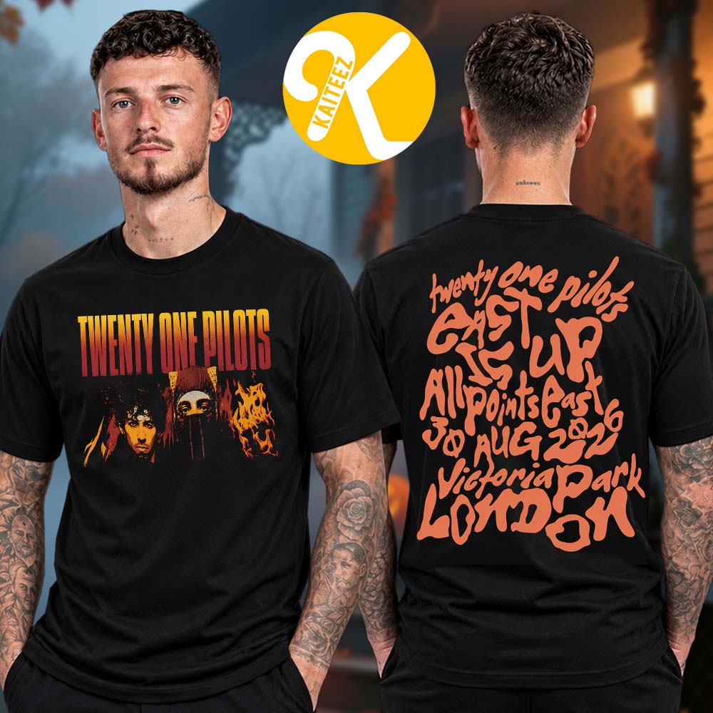 Twenty One Pilots Merch Exclusive Event Tee All Points East Festival 2026 Photo Two Sided Unisex T-Shirt Twenty One Pilots Merch Exclusive Event Tee All Points East Festival 2026 Photo Two Sided Unisex T-Shirt