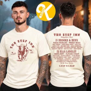 Two Step Inn Festival 2027 Merch Running Bull Lineup Two Sided Unisex T-Shirt