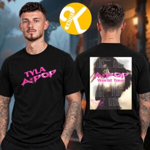 Tyla A POP World Tour 2026 Tour Dates Two Sided Unisex T-Shirt