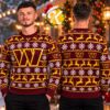 Washington Commanders NFL Logo Ugly Sweater