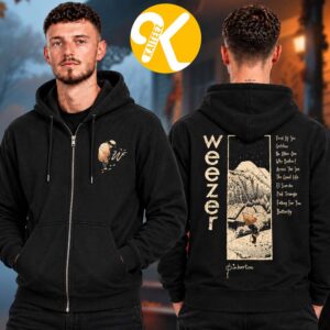 Weezer Merch Pinkerton Mountain Zip Up Hoodie