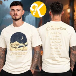 Weezer Merch Pinkerton Starry Two Sided Unisex T-Shirt