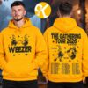 Weezer Merch The Gathering North America Tour 2026 Weezer Present Tour Dates Two Sided Unisex T-Shirt Weezer Merch The Gathering North America Tour 2026 Weezer Present Tour Dates Two Sided Unisex T-Shirt