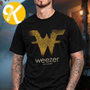 Weezer Merch The LA Sound Gold Logo Unisex T-Shirt
