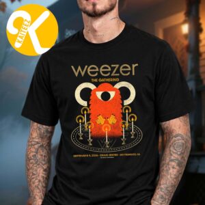 Weezer San Francisco CA Event Poster At Chase Center In San Francisco CA On September 9 2026 Unisex T-Shirt