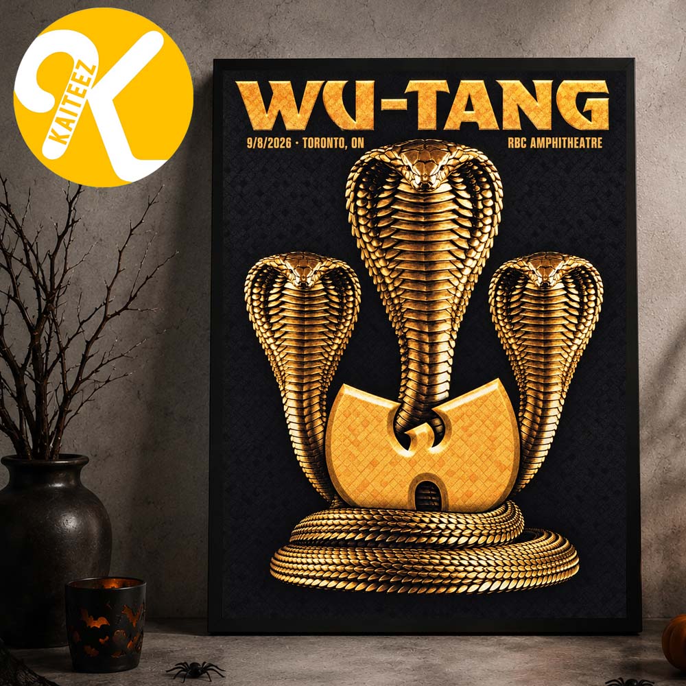 Wu Tang Clan Toronto ON Canada Event Poster At RBC Amphitheatre In Toronto ON On September 8 2026 Home Decor Poster Canvas Wu Tang Clan Toronto ON Canada Event Poster At RBC Amphitheatre In Toronto ON On September 8 2026 Home Decor Poster Canvas