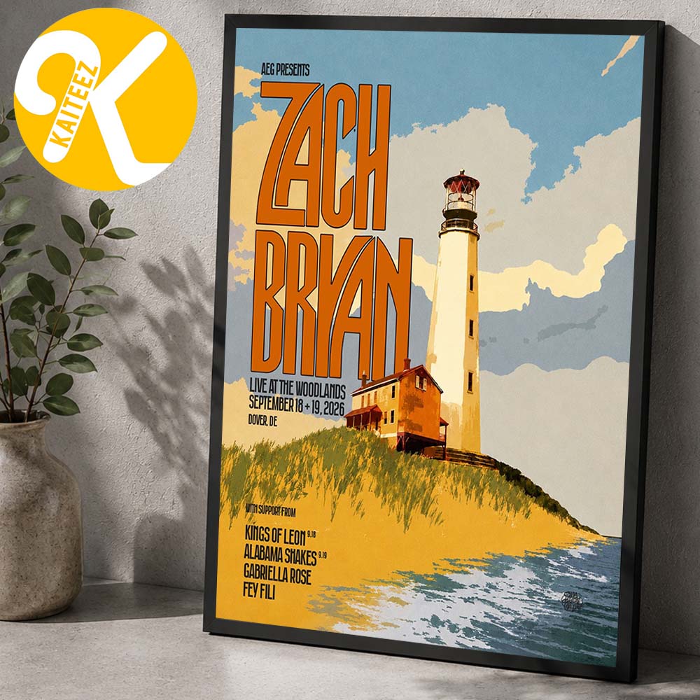 Zach Bryan Dover DE Event Poster Live At The Woodlands In Dover DE On September 18 19 2026 Home Decor Poster Canvas Zach Bryan Dover DE Event Poster Live At The Woodlands In Dover DE On September 18 19 2026 Home Decor Poster Canvas