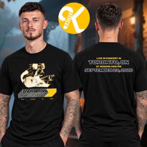 Zach Bryan Toronto ON Exclusive Event Tee At Rogers Centre In Toronto ON On September 21 22 2026 Two Sided Unisex T-Shirt