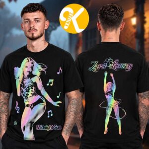Zara Larsson Merch Rock In Rio 2026 Midnight Sun Rainbow Unisex T-Shirt