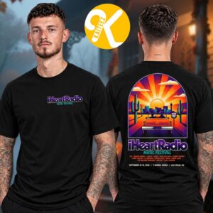iHeartRadio Music Festival Vegas 2026 Merch Logo Line Up Two Sided Unisex T-Shirt