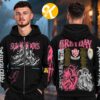 $uicideboy$ Merch Greyday 2026 North America Tour Dates Reaper Pink Zip Up Hoodie