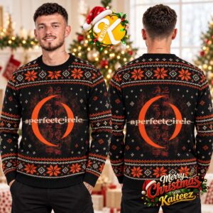 A Perfect Circle Mer De Noms Black Ugly Christmas Sweater