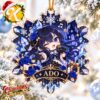 Ado Gothic Blue Rose Christmas Ornament Ado Gothic Blue Rose Christmas Ornament