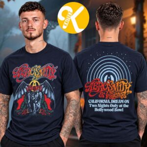 Aerosmith Merch Two Night Only At The Hollywood Bowl In Los Angeles CA On October 29 And November 1 2026 Gargoyle Two Sided Unisex T-Shirt