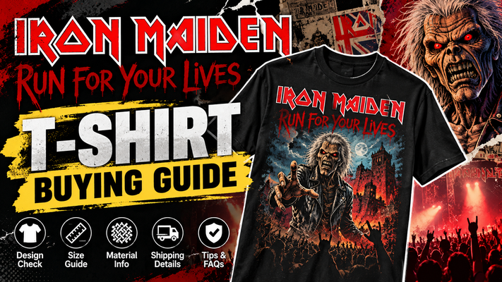 Affordable Iron Maiden Run For Your Lives T shirt