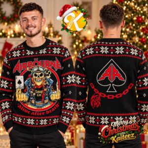 Airbourne Alive After Death Knit Ugly Sweater