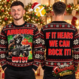 Airbourne Predator If It Hears We Can Rock It Ugly Sweater
