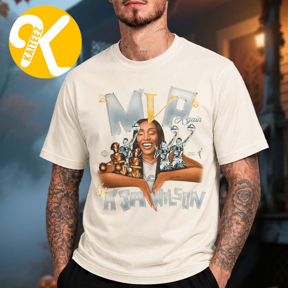 A’ja Wilson Las Vegas Aces 2026 WNBA MVP Unisex T-Shirt A’ja Wilson Las Vegas Aces 2026 WNBA MVP Unisex T-Shirt