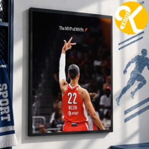 A’ja Wilson Las Vegas Aces Is MVP 2026 WNBA The MVP Of MVPs Home Decor Poster Canvas