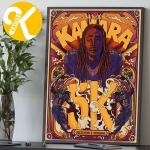 Alvin Kamara Joins 5K Yard Club With New Orleans Saints Home Decor Poster Canvas