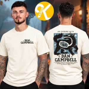 An Evening With Dan Campbell Spring Tour 2027 Tour Dates Two Sided Unisex T-Shirt