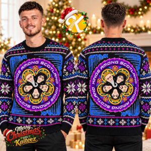 Anthrax Kings Among Scotland Album Cover Ugly Christmas Sweater