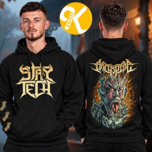 Archspire Merch Europe Vacation Tour 2026 Kairos Infection Unisex Hoodie