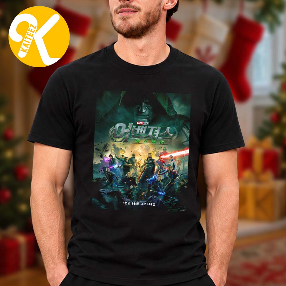 Avengers Doomsday New International Poster Film On Theaters December 18 2026 Unisex T-Shirt Avengers Doomsday New International Poster Film On Theaters December 18 2026 Unisex T-Shirt