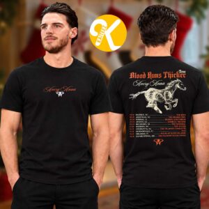 Avery Anna Merch Blood Runs Thicker Tour 2026 Horse Tour Dates Two Sided Unisex T-Shirt