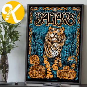 BALTHVS San Francisco CA Event Poster At The Independent In Francisco CA On October 25 2026 Home Decor Poster Canvas