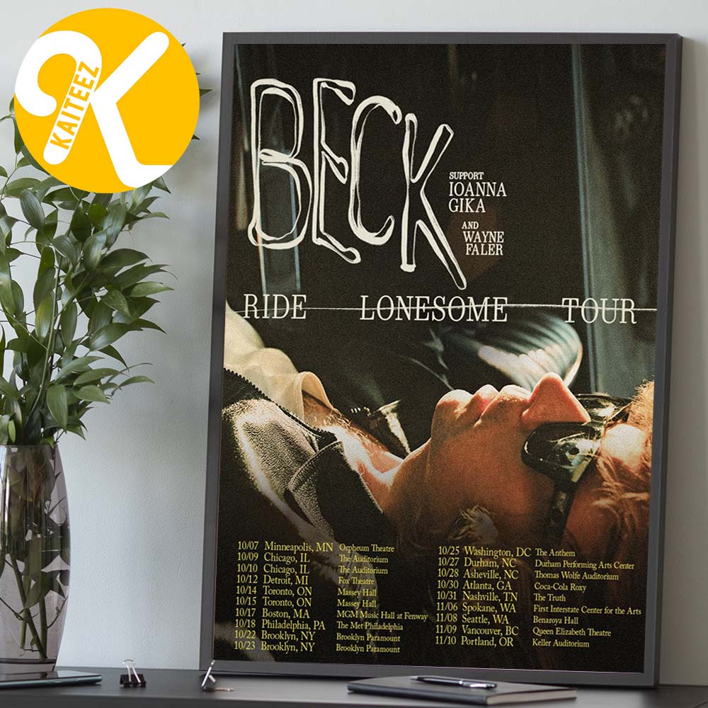 Beck Ride Lonesome Tour 2026 Tour Dates Home Decor Poster Canvas Beck Ride Lonesome Tour 2026 Tour Dates Home Decor Poster Canvas