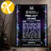 Damnation Festival 2026 BEC Arena Manchester On November 7 8 2026 Line Up Home Decor Poster Canvas