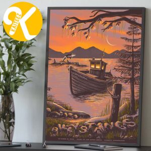 Billy Strings Everett WA Event Poster Night 2 At Angel Of The Winds Arena In Everett WA On October 10 2026 At The Grass Spot Home Decor Poster Canvas