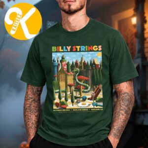 Billy Strings Oakland CA Event Poster Night 2 At Oakland Arena In Oakland CA On October 3 2026 Art By Christian Taylor Unisex T-Shirt