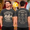 Boardwalk Rock 2027 Festival Merch At Ocean City Inlet In Ocean City Maryland On May 14-16 2027 Dragon Lineup Two Sided Unisex T-Shirt Boardwalk Rock 2027 Festival Merch At Ocean City Inlet In Ocean City Maryland On May 14-16 2027 Dragon Lineup Two Sided Unisex T-Shirt