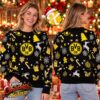 Borussia Dortmund BVB 09 Merry Christmas Schwarzgelb Football Pattern Ugly Christmas Sweater Borussia Dortmund BVB 09 Merry Christmas Schwarzgelb Football Pattern Ugly Christmas Sweater