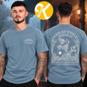 Charles Wesley Godwin Red Rocks Exclusive Merch Event Tee Live From Red Rocks Amphitheatre On October 15 2026 Unisex T-Shirt