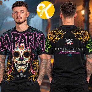 Civil Regime x WWE Collab Merch La Parka Dia De Los Muertos Unisex T-Shirt