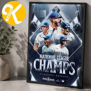 Congrats Milwaukee Brewers 2026 National League Champions Home Decor Poster Canvas