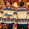 Coors Banquet Vintage Logo Navy Blue Ugly Christmas Sweater Coors Banquet Vintage Logo Navy Blue Ugly Christmas Sweater