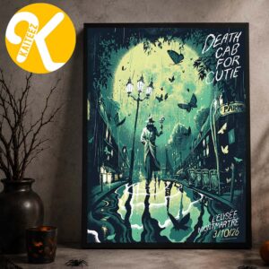 Death Cab For Cutie Paris FR Event Poster At L Elysee Montmartre In Paris FR On October 3 2026 Home Decor Poster Canvas