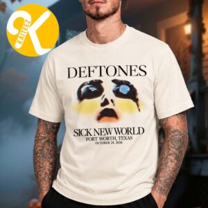 Deftones Merch Sick New World Texas 2026 At Texas Motor Speedway In Fort Worth TX On October 24 2026 Abstract Face Unisex T-Shirt