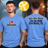 Deftones Merch Sick New World Texas 2026 At Texas Motor Speedway In Fort Worth TX On October 24 2026 Flower Event Two Sided Unisex T-Shirt