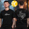 Deftones Merch Sick New World Texas 2026 At Texas Motor Speedway In Fort Worth TX On October 24 2026 Flower Event Two Sided Unisex T-Shirt