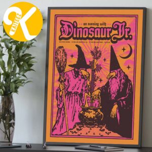 Dinosaur Jr Los Angeles CA Event Poster At The Bellwether In Los Angeles CA On October 16 2026 Home Decor Poster Canvas