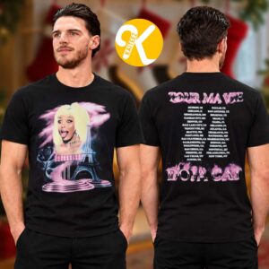 Doja Cat Merch Ma Vie Tour 2026 Dateback Black Two Sided Unisex T-Shirt