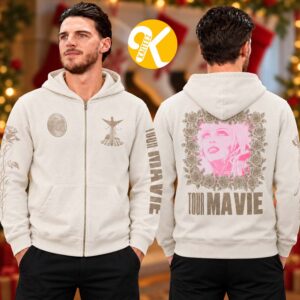 Doja Cat Merch Ma Vie Tour 2026 Off White Zip Up Unisex Hoodie