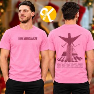 Doja Cat Merch Ma Vie Tour 2026 Pink Two Sided Unisex T-Shirt
