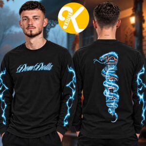 Dom Dolla Merch Blue Electric Snake New York 2026 Unisex Long Sleeve Shirt