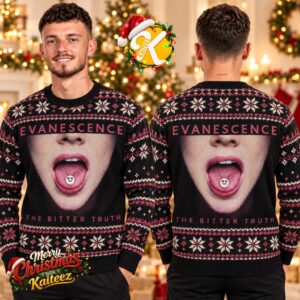 Evanescence The Bitter Truth Album Cover Ugly Christmas Sweater